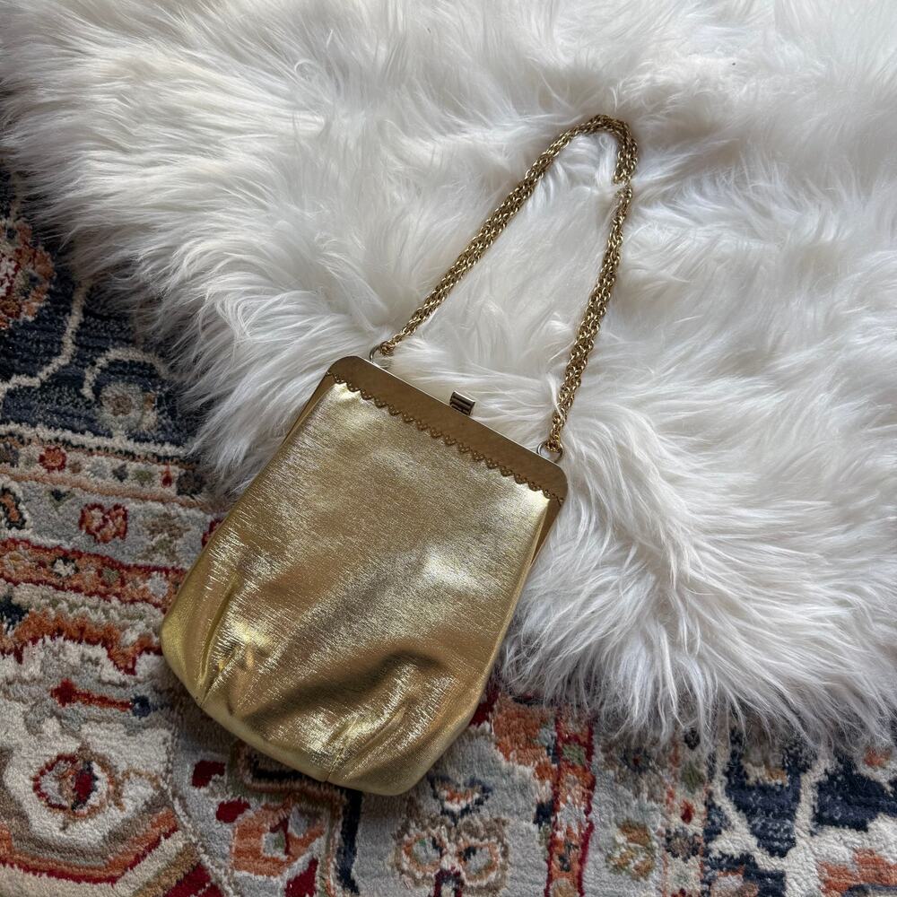 Vintage Gold Evening Bag